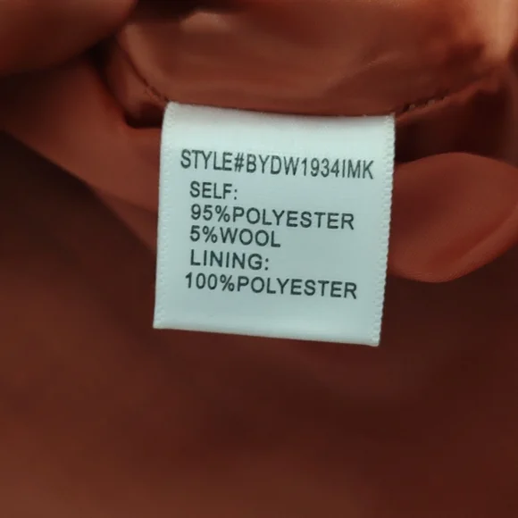 Brown Plaid Woolblend Gianni Bini Faux Wrap Skirt sz Small. - Picture 5 of 7